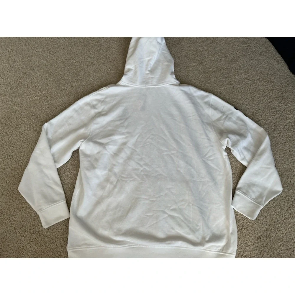 Polo Ralph Lauren Men Big Pony 3 Patch Hoodie White 2XLT